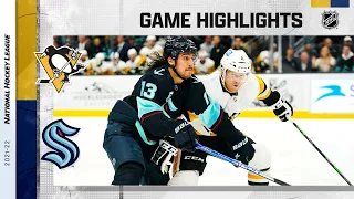 Penguins @ Kraken 12/6/21 | NHL Highlights