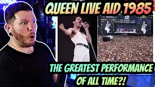 I watched QUEEN'S Live Aid performance for THE FIRST TIME! | Queen Live Aid REACTION