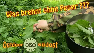 Was brennt ohne Feuer? [Tarp-Setup, Pathfinder M40 Mess Kit, Brennesselsuppe]