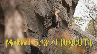 Arkansas Sport Climbing: Connor Dykes on 'Mudblood' 5.13C/D (UNCUT)