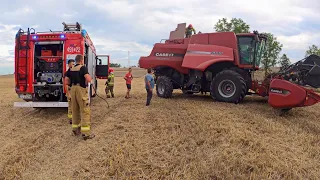 O Włos Od Tragedii - Kombajn Uratowany! Drugie Gaszenie Kombajnu W Zyciu!