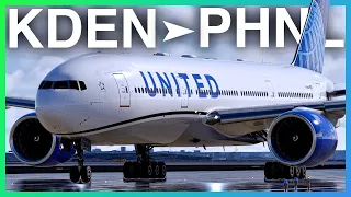 MSFS LIVE | United OPS! | KDEN-PHNL | Captain Sim 777-200ER  | EAST USA |GSX PRO | TCA | #msfs2020