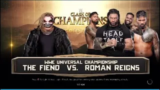 WWE2K22|The Fiend vs Roman Reigns for WWE universal championship