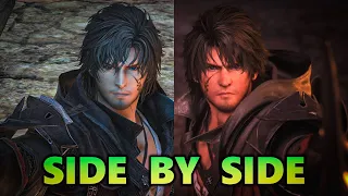 Clive in FFXIV and FFXVI: Side by Side Comparison | Final Fantasy XIV