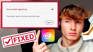 Asked to sign in Repeatedly on Adobe Creative Cloud - FIXED 2022/23