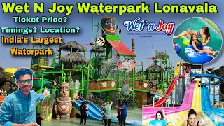 Wet n joy waterpark lonavala / Wet n joy lonavala ticket price 2024 / Unlimited Rides + food
