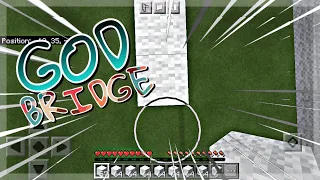 How to fast BRIDGING In MCPE // Mobile User // Minecraft PE