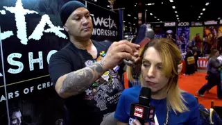 WETA Workshop Turns Our Host Into An Elf - C2E2 2016