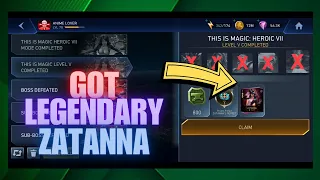 Heroic VII Boss Zatanna Oneshot + Reward | This is Magic | Injustice 2 Mobile