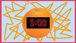 5 Minute Timer Bomb Orange