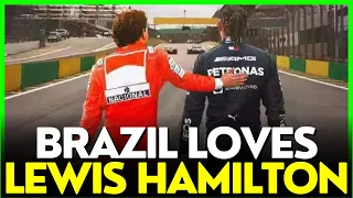 Brazil loves Lewis Hamilton like Ayrton Senna l 44F1