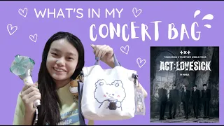 What's In My Concert Bag: TXT Act Lovesick In Manila Edition! || MyNameIsCeline