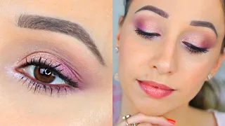 Easy Purple Smokey Eye Tutorial | Essence Disney Jasmine Palette