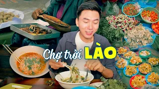 🇱🇦 Laos Food Tour #4 | Luang Prabang - CHỢ TRỜI sáng sớm và nhiều đặc sản lạ