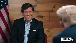 Tucker Carlson & Donald Trump | FULL INTERVIEW | Debate Night in Bedminster