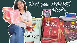 📚First year MBBS Books to read 🏆 #mbbs guide #medico