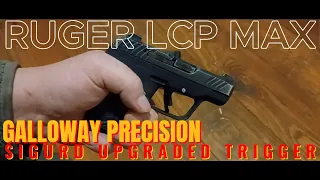 Ruger LCP Max Galloway Sigurd trigger upgrade (10% off code)