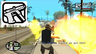 Wrong Side of the Tracks with zero Tec 9 Skill (on foot) - Big Smoke mission 3 - GTA San Andreas