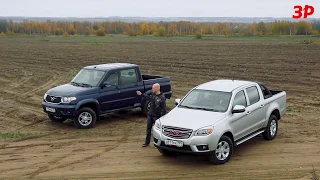 КИТАЙ_ПИКАП Джак T6 или УАЗ Пикап? Самые ДЕШЕВЫЕ пикапы! / UAZ Pickup vs Jac T6