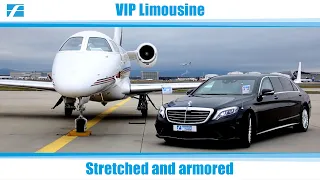 Stretched & armored VIP limousine on base of the Mercedes Benz S-class 2015 – by Carl Friederichs