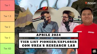 STAGIONE COMPETITIVA | TIER LIST PIONEER/EXPLORER ft. @UrzasResearchLab APRILE 2024 METAGAME MTG ITA