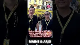 Maine Mendoza, ipinakita gaano kaasikaso kay Arjo Atayde sa red carpet sa Locarno Film Festival