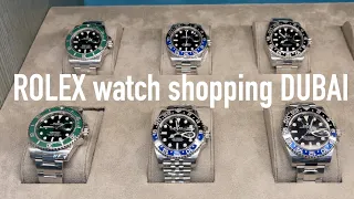 Rolex Watch Shopping grey market Dubai / Daytona Submariner GMT Master 2 and AP Royal Oak + prices