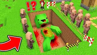 Who DID THIS To  Mikey? JJ is INVESTIGATING CRIME in Minecraft Maizen