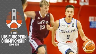 Italy v Latvia - Full Game - FIBA U16 European Championship 2019