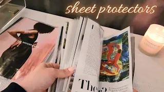 😌ASMR Crinkly Plastic Sheet Protectors  ▪︎ Sleep, Study & Relaxation ▪︎ No Talking