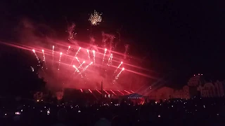 Салют и световое шоу на день города Липецка 2019