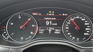 AUDI A6 C7 3.0TDI Stage1 Acceleration  0 - 200 km/h