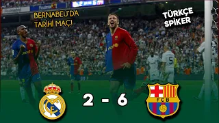 Real Madrid 2-6 Barcelona | TARİHİ MAÇ - 2009 La Liga - Türkçe Spiker