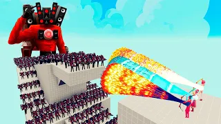 100x SPEAKERMAN(skibidi) + 2x GIANT vs 3x EVERY GOD - Totally Accurate Battle Simulator TABS