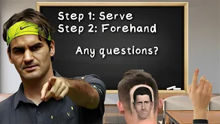 The Day Roger Federer Took Novak Djokovic to School!