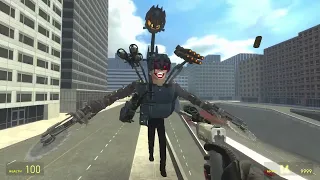 GOD HYBRID SKIBIDI INVENTOR HYBRID VS TRI-TITAN SPEAKERMAN AND OTHER ALL BOSSES In Garry's Mod!