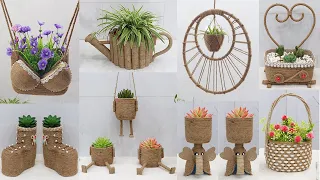 20 Amazing Reuse Ideas Waste Material for Plant Pot | Jute Craft Ideas