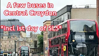 Buses in Central Croydon (03/02/24)