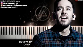 Linkin Park - Lost piano karaoke instrumental cover