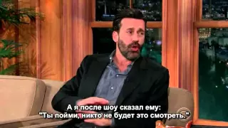 Craig Ferguson 2014 12 15 Jon Hamm (субтитры)