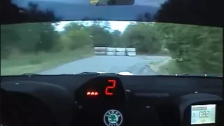 Jan Kopecký - Barum Rally 2004 - RZ 2 Biskupice - OnBoard