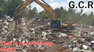 Hauling A Huge Load Of Scrap Metal To Gilchrist County Recycling In T Town