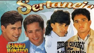 ZEZÉ DI CAMARGO E LUCIANO, LEANDRO E LEONARDO AS MAIORES MÚSICAS SERTANEJAS pt44 SÓ ELES