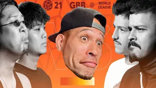 The Boyz [REACT] to Rofu 🇯🇵 vs Rogue Wave 🇫🇷 🇨🇴 | GRAND BEATBOX BATTLE 2021