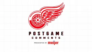 Meijer Post Game Comments | WSH vs. DET - 12/31/21
