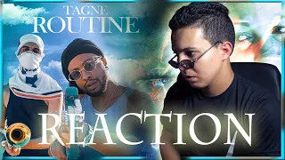 TAGNE - ROUTINE (Official Music Video) (Reaction)