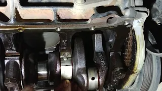 Change Main bearings with crankshaft still installed