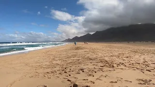 COFETE BEACH THE FORBIDDEN BEACH FOR SWIMMING IN FUERTEVENTURA