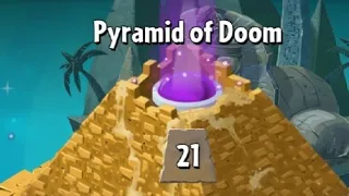 Plants vs Zombies 2 - Pyramid of Doom Level 21 to 30