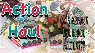 Action Haul #1Mai 2018 mit neuen Luxus Papier, Bodyöl, Bastelmaterialien und mehr